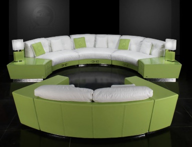 Semi-circular sofa Sitting 2010 BLA, Formitalia