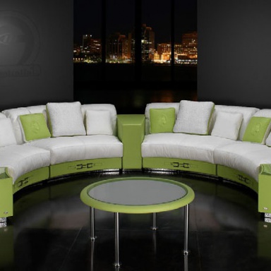 Semi-circular sofa Sitting 2010 BLA
