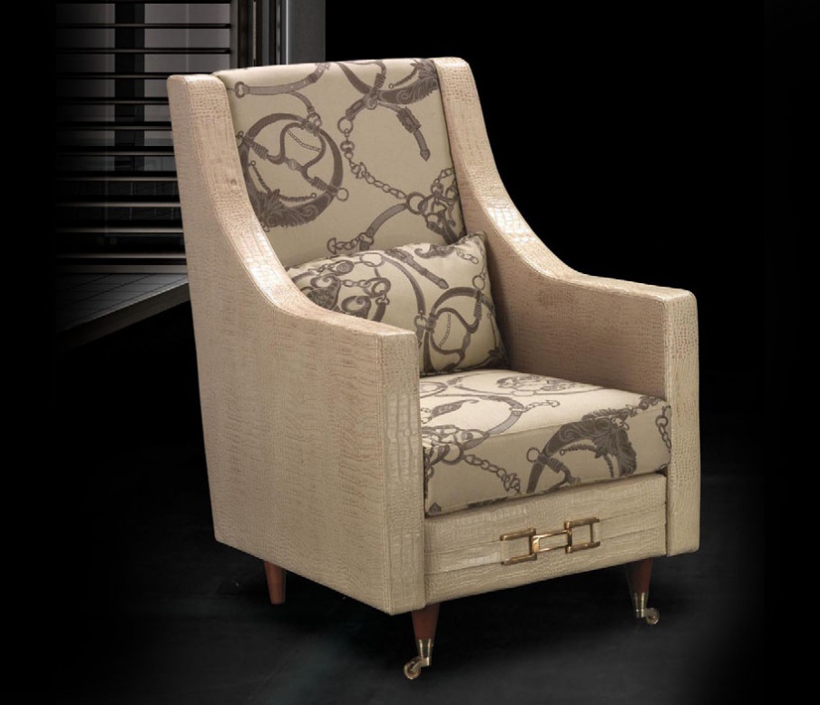 The Dover chair in fabric, Formitalia