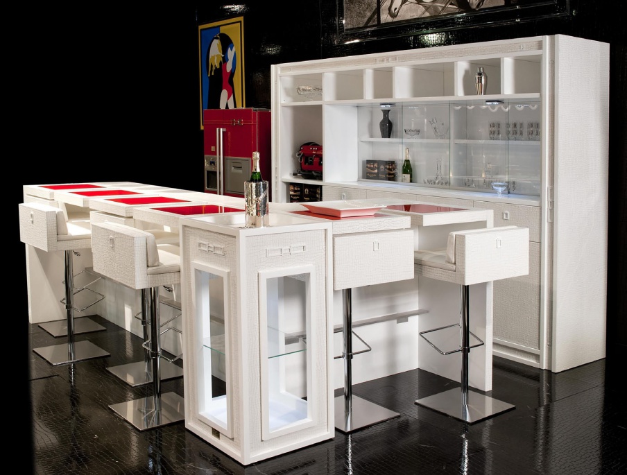 The rack bar Square Bar, Formitalia