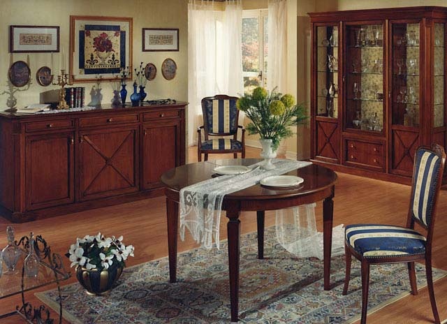 Dining room solid wood Venere, Megaros