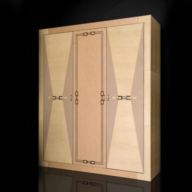 Wardrobe Alabama High Back