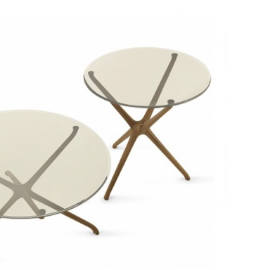 Table circular Croix de bois