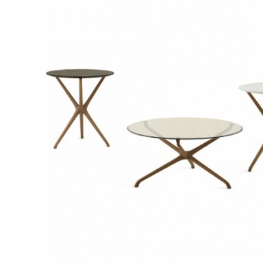 Table circular Croix de bois