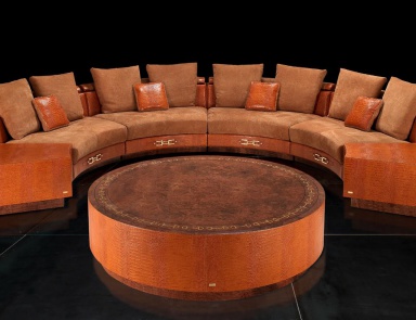 Modular sofa Sitting A Round, Formitalia