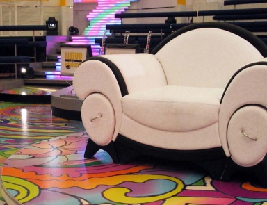 Chair Simon boulevard in fabric, Formitalia