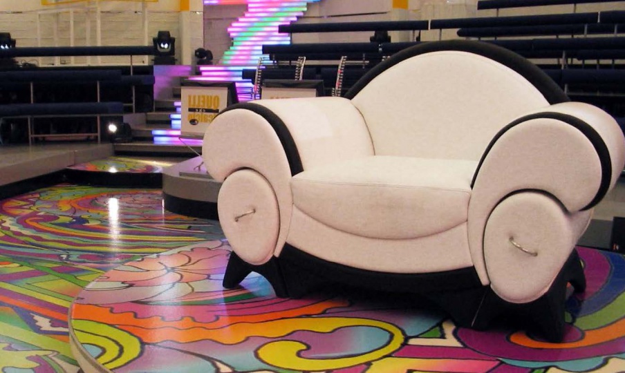 Chair Simon boulevard in fabric, Formitalia