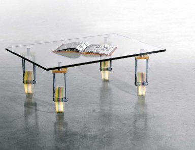 Coffee table Mi-ami, metal frame, Formitalia