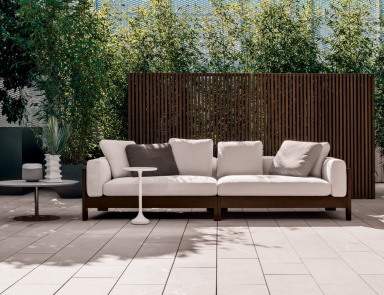 The modular sofa Alison Dark Brown, Minotti