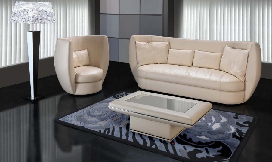 Living room (sofa set) Tobacco Lux, Formitalia