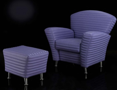 Armchair with pouf Indian Creek, Formitalia