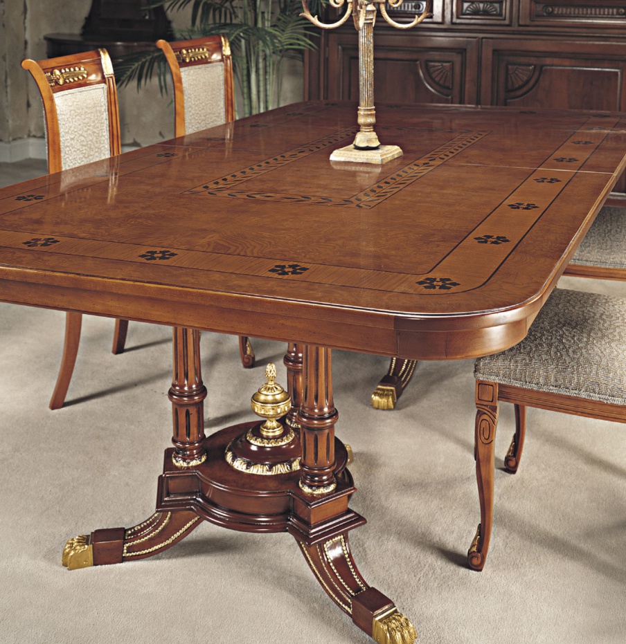 Dining table made from natural wood, Francesco Molon