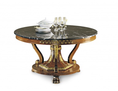 Dining table made from natural wood, Francesco Molon