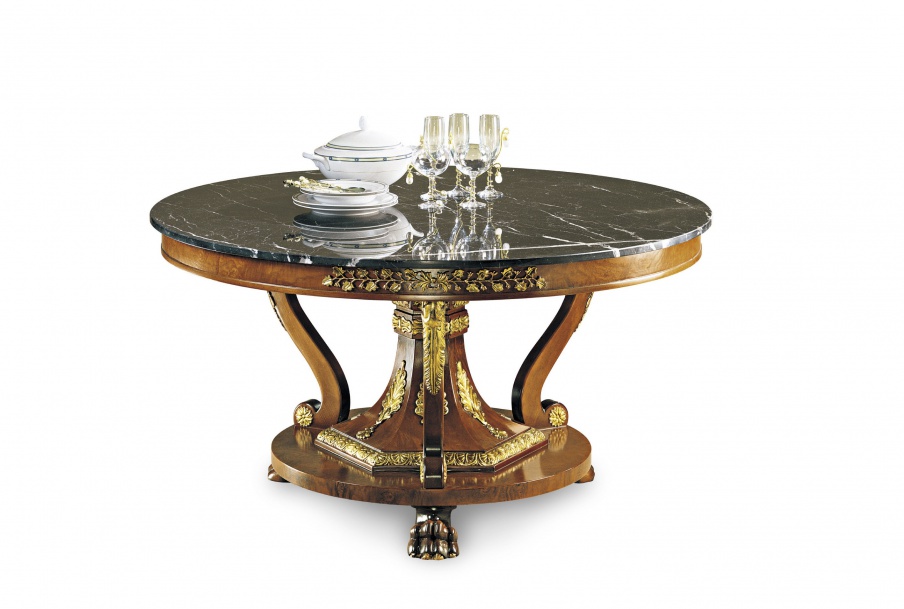 Dining table made from natural wood, Francesco Molon