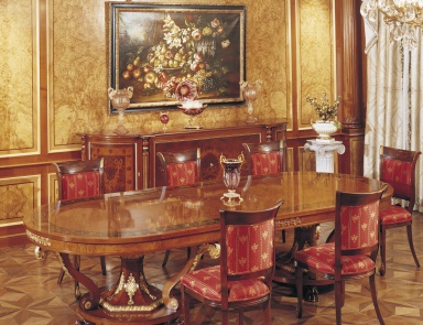 Dining table made from natural wood, Francesco Molon