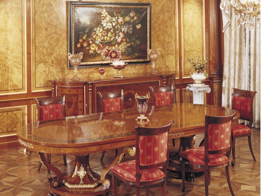 Dining table made from natural wood, Francesco Molon