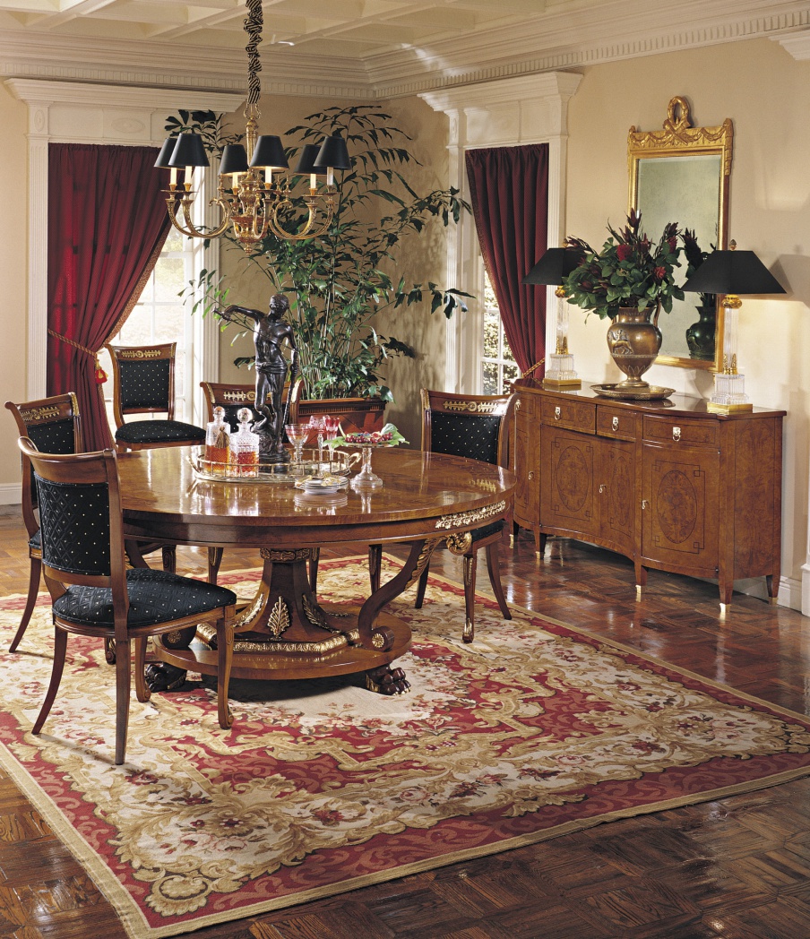 Dining table made from natural wood, Francesco Molon