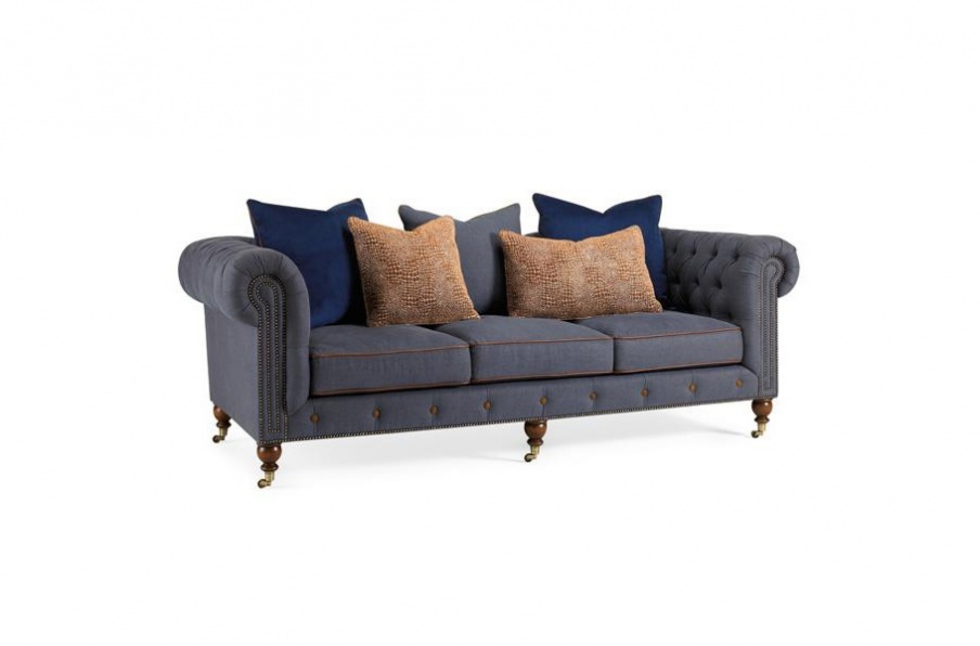 Just the sofa "Chester" with a frame made of wood, Caracole