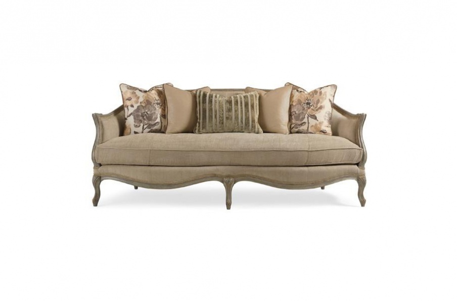 Sofa Le Sapar with a frame made of wood, Caracole