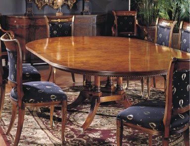 Dining table made from natural wood, Francesco Molon