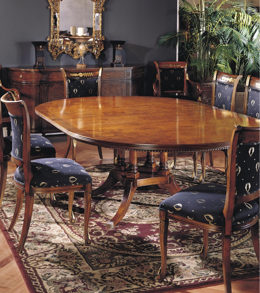 Dining table made from natural wood, Francesco Molon