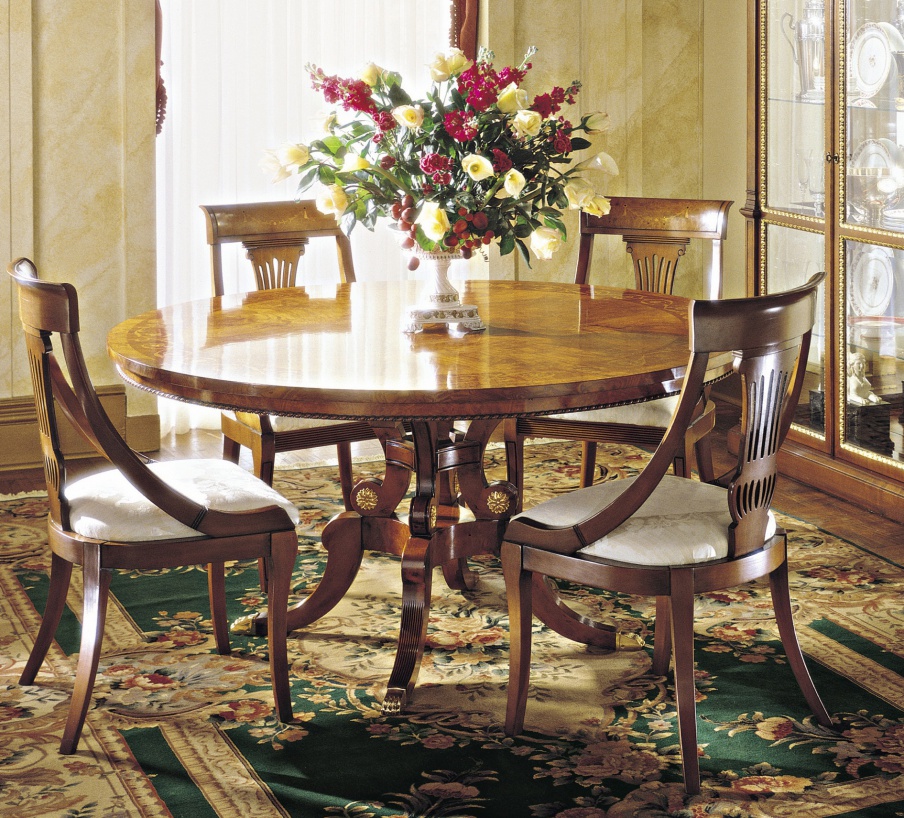 Dining table made from natural wood, Francesco Molon