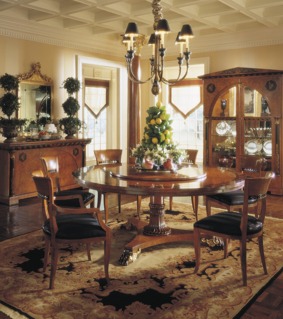 Dining table made from natural wood, Francesco Molon