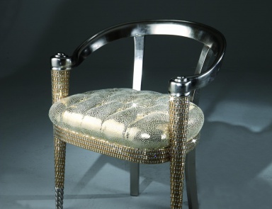 Chair with armrests Swarovski, Colombo Stile