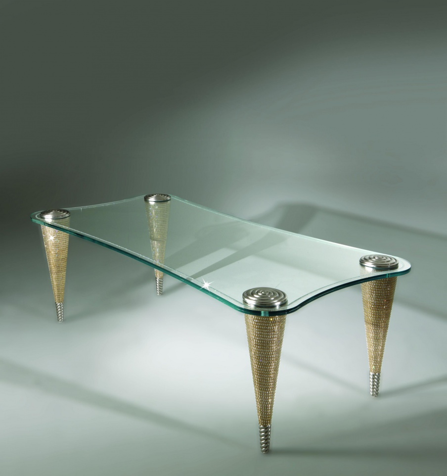 Dining table made with Swarovski, Colombo Stile