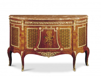 A chest of drawers made from natural wood, Francesco Molon