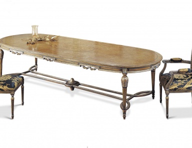 Dining table made from natural wood, Francesco Molon