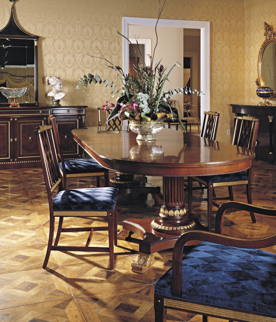 Dining table made from natural wood, Francesco Molon