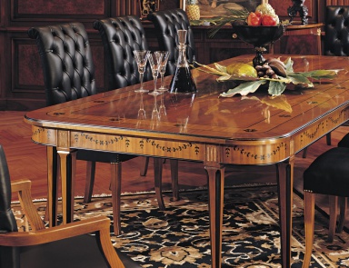 Dining table made from natural wood, Francesco Molon