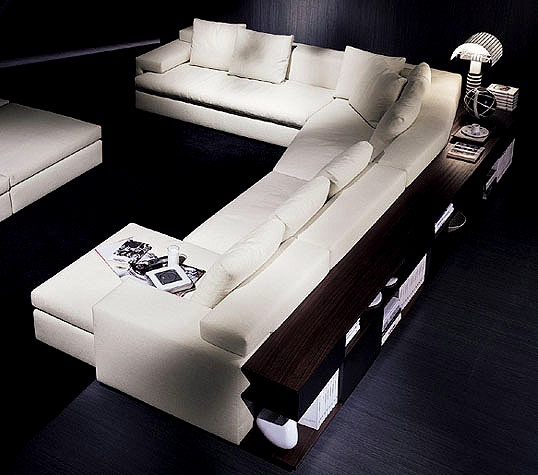 Modular corner sofa, Opera - Swan