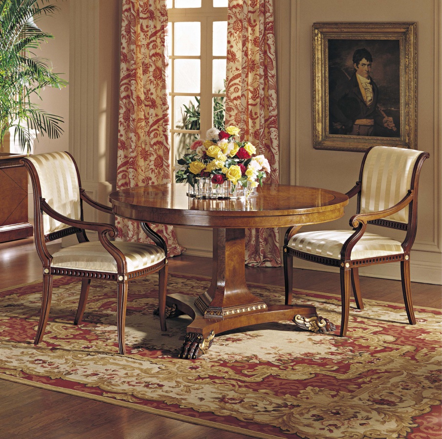 Dining table made from natural wood, Francesco Molon