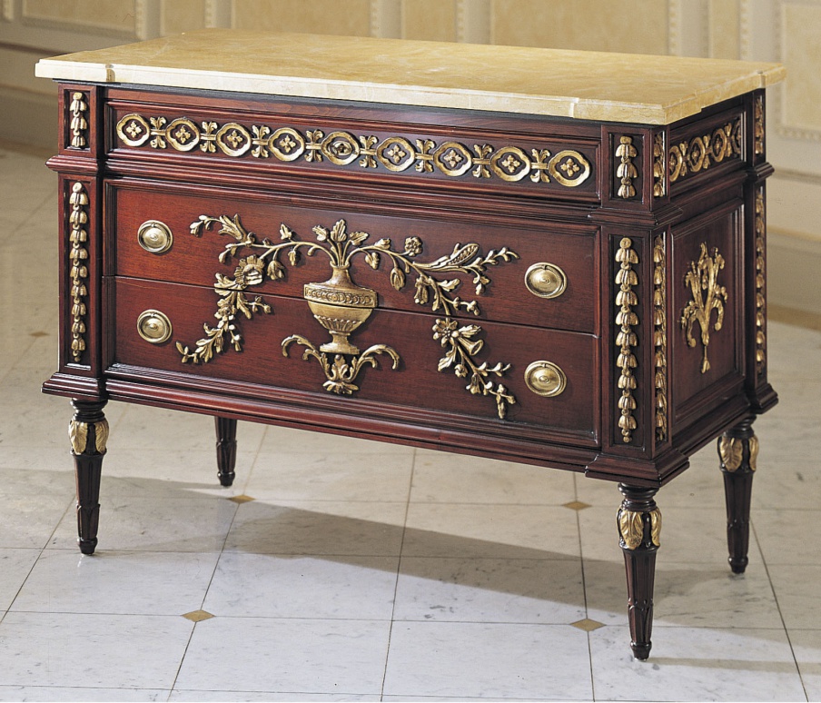 A chest of drawers made from natural wood, Francesco Molon