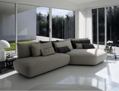 Corner sofa, Pack - Swan