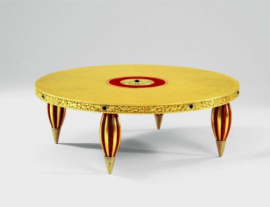 Coffee table Rouge et or, Colombo Stile