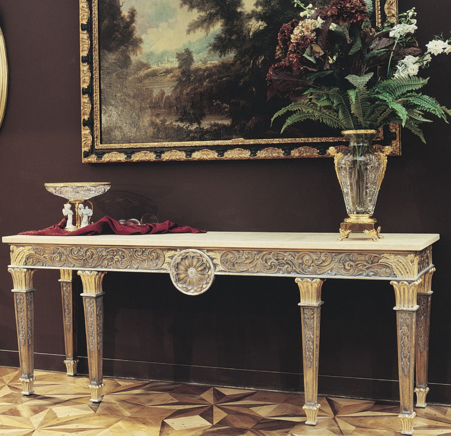 Console with marble top, Francesco Molon