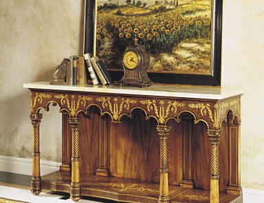 The console is natural wood, Francesco Molon