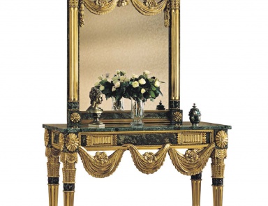 The console is carved in gilt, Francesco Molon