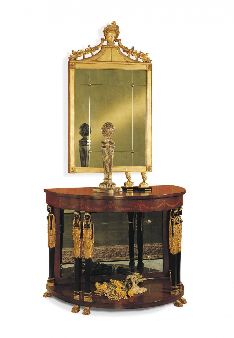 The console is natural wood, Francesco Molon