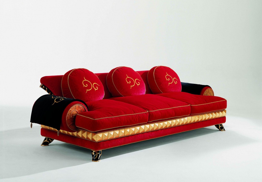 Three seater sofa Invito Al Viaggio, Colombo Stile