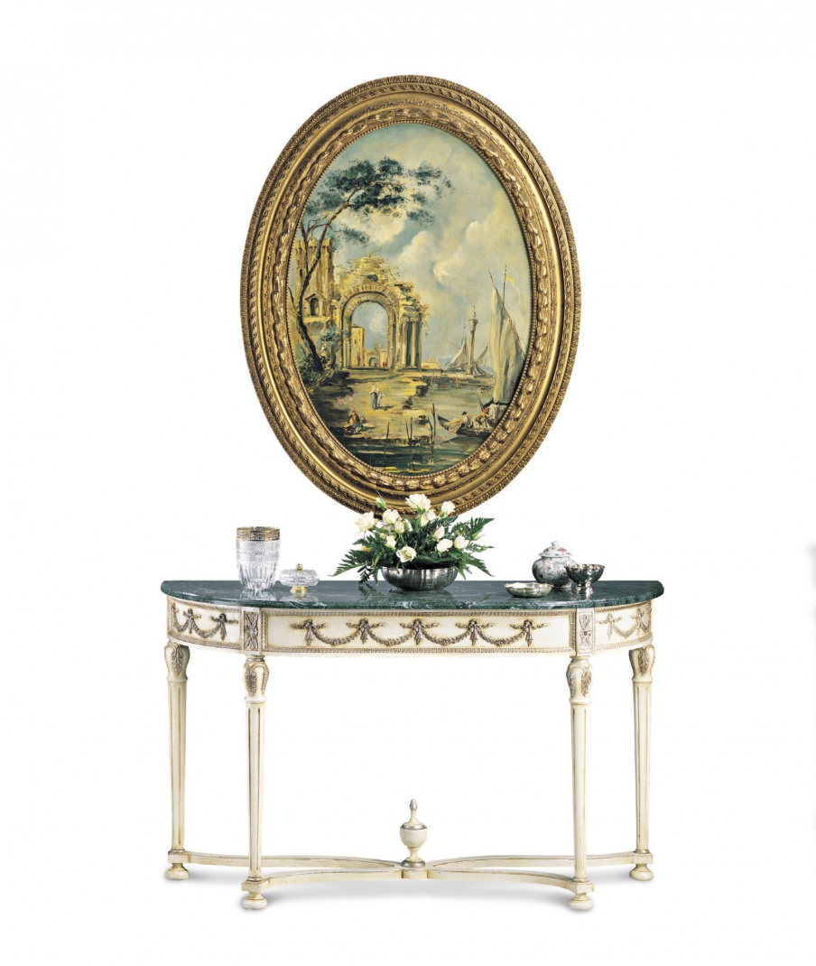 The console is natural wood, Francesco Molon