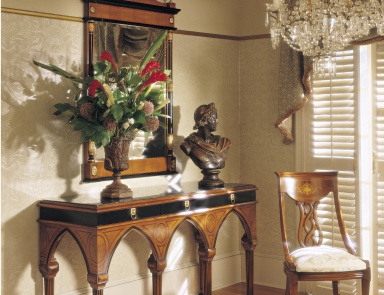 The console is natural wood, Francesco Molon