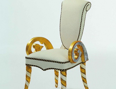 Chair with armrests Una Visione Di Eleganza, Stile Colombo