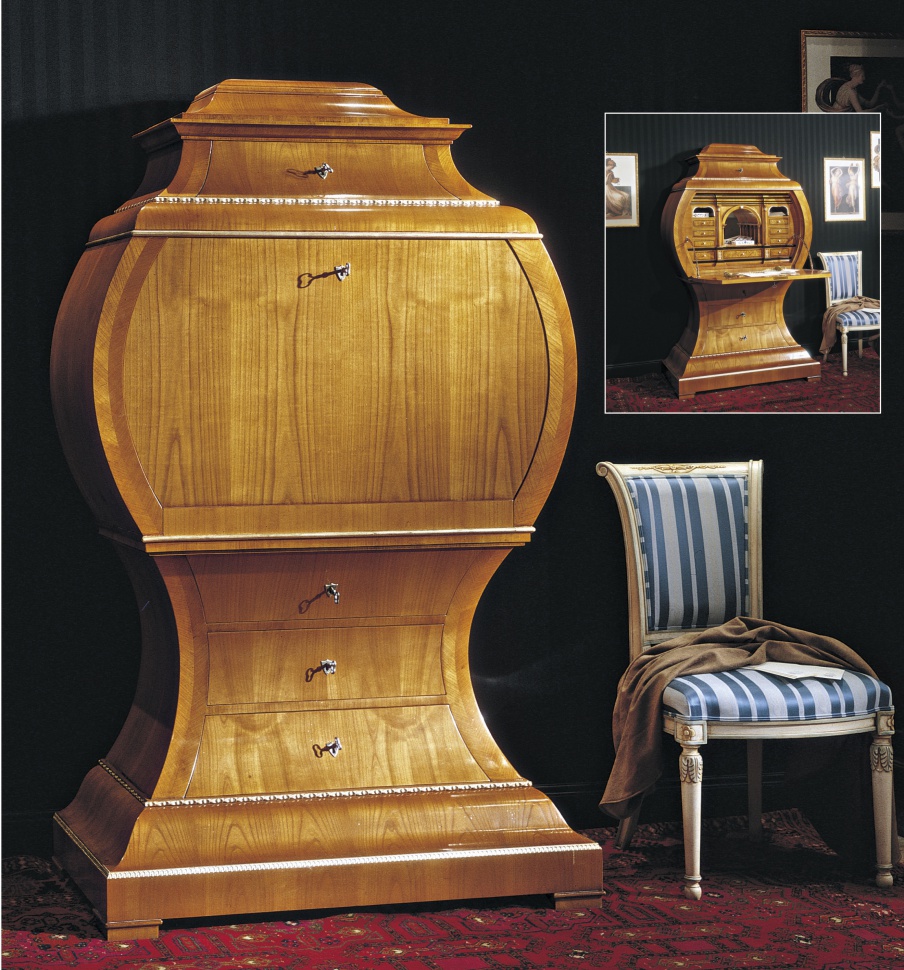 The secretaire made from natural wood, Francesco Molon