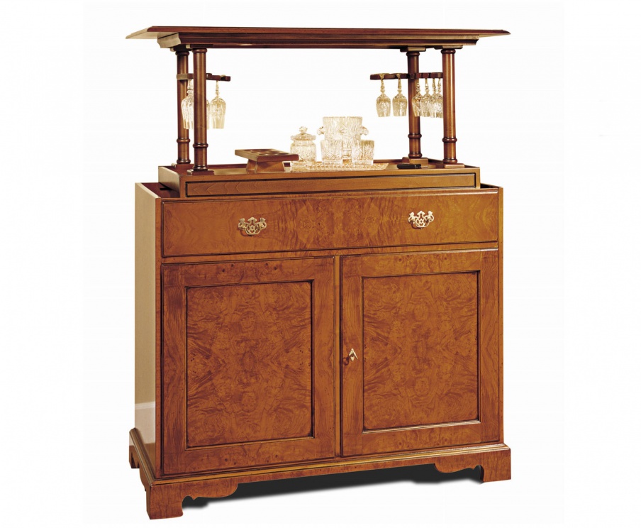 Bar Cabinet made from natural wood, Francesco Molon