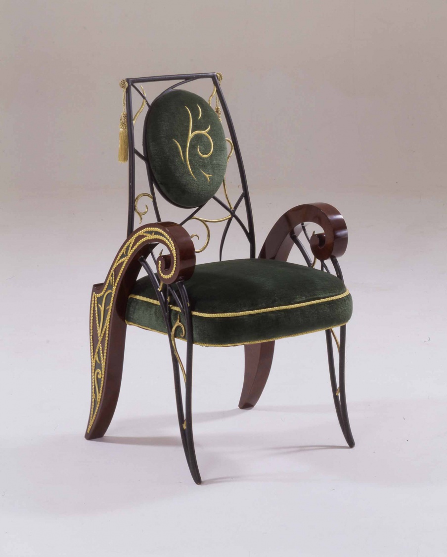 Chair with armrests Una Visione Di Eleganza, Stile Colombo