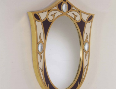 Mirror Emisferi In Nero e Bianco, Colombo Stile